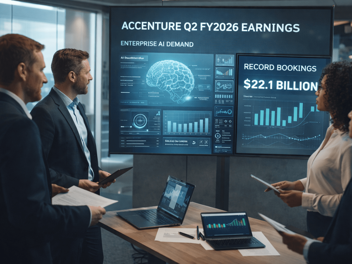 Accenture Q2 FY2026 Earnings: Strong AI Demand, But Still Waiting for Growth&nbsp;Acceleration