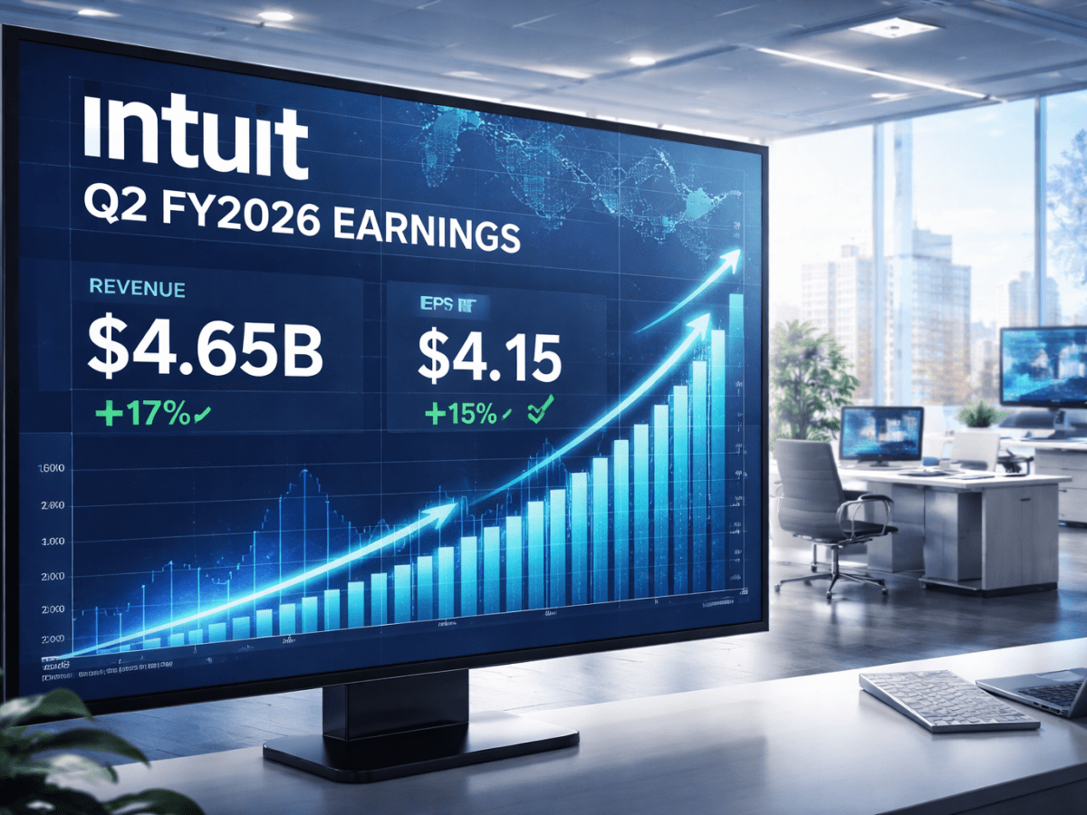 Intuit Q2 FY2026 Earnings: Strong Growth, Softer Guidance — Is the AI Tax Giant&nbsp;Mispriced?