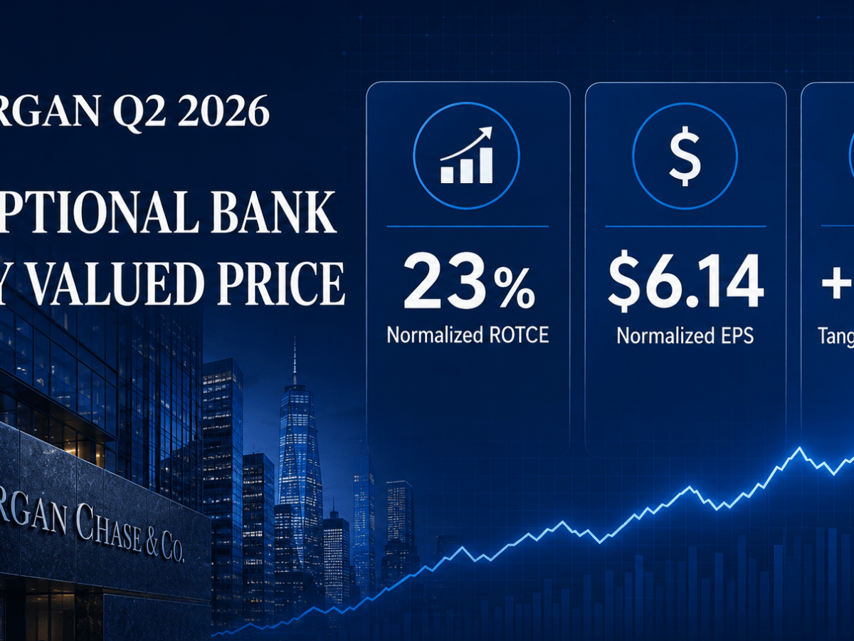JPMorgan Q2 2026: An Exceptional Bank at a Fully Valued&nbsp;Price