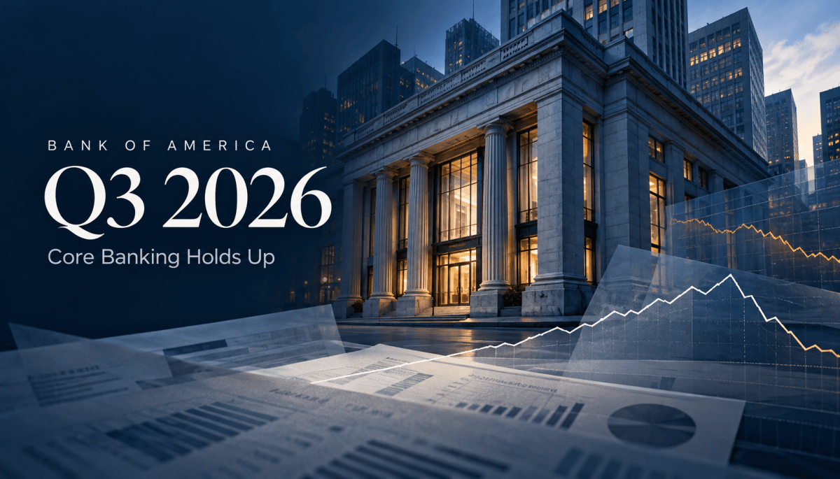 Bank of America Q3 2026: Core Banking Holds Up, but the Valuation Case Has Changed